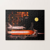 NASA Space Shuttle 's nachts starten Legpuzzel (Horizontaal)