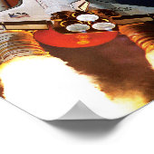 NASA Space Shuttle Start STS-45 Poster (Hoek)