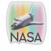 NASA Space Shuttle Sticker (Voorkant)