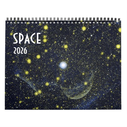 NASA Space Universe Galaxy 2026 Calender Kalender (Hoes)