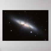 NASA - Starburst Galaxy M82 Poster (Voorkant)