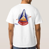 NASA STS-1 SPACE SHUTTLE T-SHIRT (Achterkant)