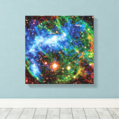 NASA Supernova Remnant W49B Gamma Ray Burst Canvas Afdruk (Insitu (Houten vloer))