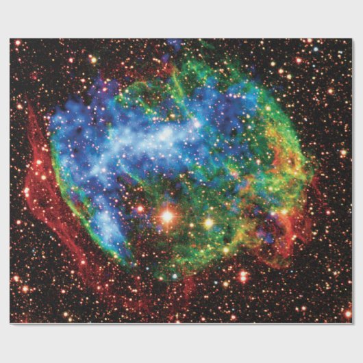 NASA Supernova Remnant W49B Gamma Ray Burst Foto Cadeaupapier (Vlak)