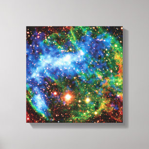 NASA Supernova-rest W49B Gammastraling uitbarsting Canvas Afdruk