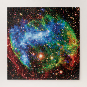 NASA Supernovarest W49B Gamma Straling Burst Foto Legpuzzel