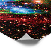 NASA Supernovarest W49B Gamma Straling Uitbarsting Poster (Hoek)