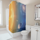 NASA-systeem buitenruimte-collage Douchegordijn (In situ)