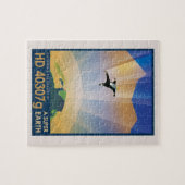 NASA Toekomst Reis Sci-Fi Poster - Super Aarde Legpuzzel (Horizontaal)