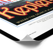 NASA Toekomstige Reis Sci-Fi Poster - Kepler 186f (Hoek)