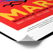 NASA Toekomstige Reisposter - Bezoek Planeet Mars Poster (Hoek)