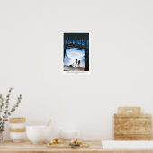 NASA Toekomstige Reisposter - Dwergplaneet Ceres Poster (Keuken)