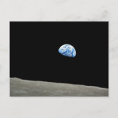 NASA - Uitzicht van Apollo8, Dec24, Earthrise Briefkaart (Voorkant)