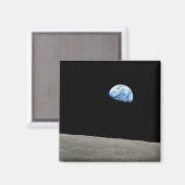 NASA - Uitzicht van Apollo8, Dec24, Earthrise Magneet (Voorkant / Achterkant)