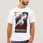 NASA-visies van de Toekomstige Enceladus T-shirt (Voorkant)