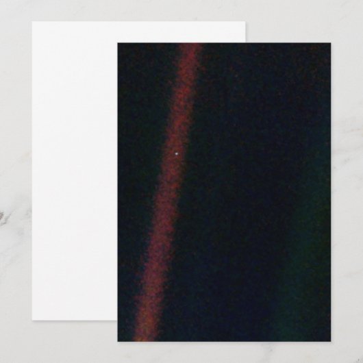 NASA Voyager 1 Earth Pale Blue Kaart (Voorkant / Achterkant)