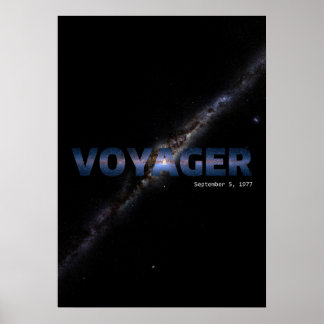 NASA Voyager - poster