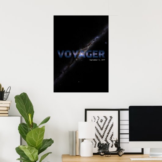 NASA Voyager - poster (Thuiskantoor)