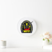 Nasa Wallops Flight Facility Insignia Ronde Klok (Huis)