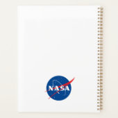 NASA Webb Space Telescope Rocket White Gold Spiral Planner (Achterkant)