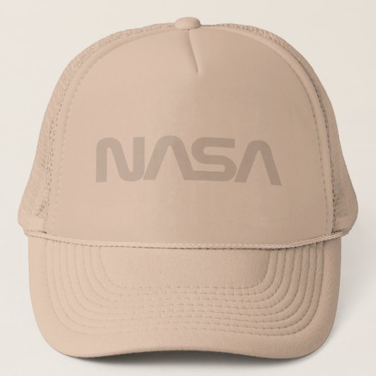 NASA Worm Logo Trucker Pet (Voorkant)