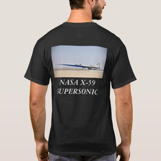 NASA X-59 SUPERSONIC T-SHIRT (Achterkant)