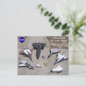 NASA X-vlakken van de Briefkaarten van de jaren ne (Staand voorkant)
