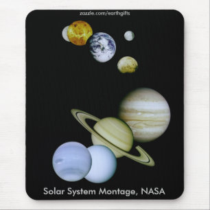 NASA ZONNESTELSEL Mousepad Muismat