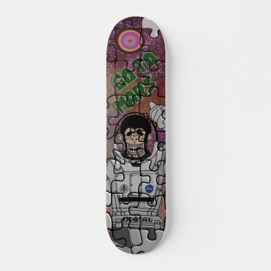 NASARU スケートボード_txy/green Persoonlijk Skateboard (Voorkant)