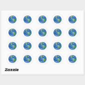 NASA's Big Blue Marble Ronde Sticker (Vel)