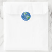 NASA's Big Blue Marble Ronde Sticker (Tas)