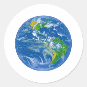 NASA's Big Blue Marble Ronde Sticker