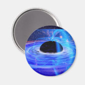 Nasa's Blauwe Zwarte Hole Magneet (Voorkant / Achterkant)