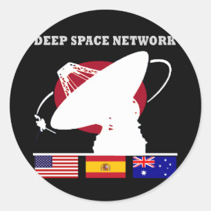 NASA's Deep Space Network Ronde Sticker