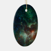NASA's Hart- en Soul Nebula Keramisch Ornament (Rechts)