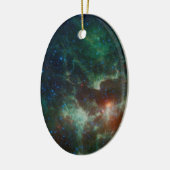 NASA's Hart- en Soul Nebula Keramisch Ornament (Links)