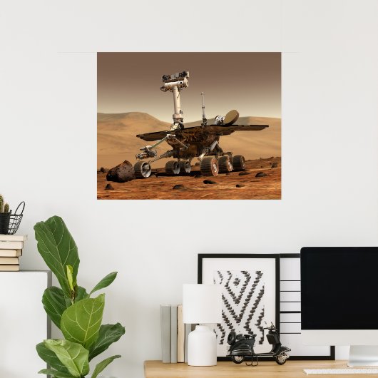 NASA's Mars Rover 'Spirit' Poster (Thuiskantoor)