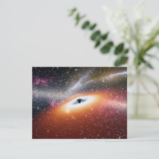 NASA's Massive Black Hole Briefkaart (Staand voorkant)