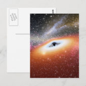 NASA's Massive Black Hole Briefkaart (Voorkant / Achterkant)