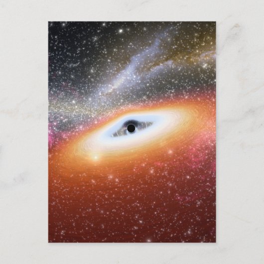 NASA's Massive Black Hole Briefkaart (Voorkant)
