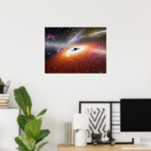 NASA's Massive Black Hole Poster (Thuiskantoor)