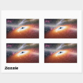 NASA's Massive Black Hole Rechthoekige Sticker (Vel)