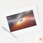 NASA's Massive Black Hole Rechthoekige Sticker (Envelop)
