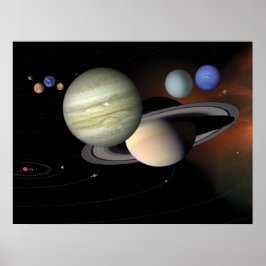 NASA's Ons Zonnestelsel Poster
