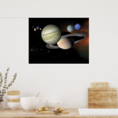 NASA's Ons Zonnestelsel Poster (Keuken)