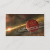 NASA's Planets en dwergplaneten Visitekaartje (Achterkant)