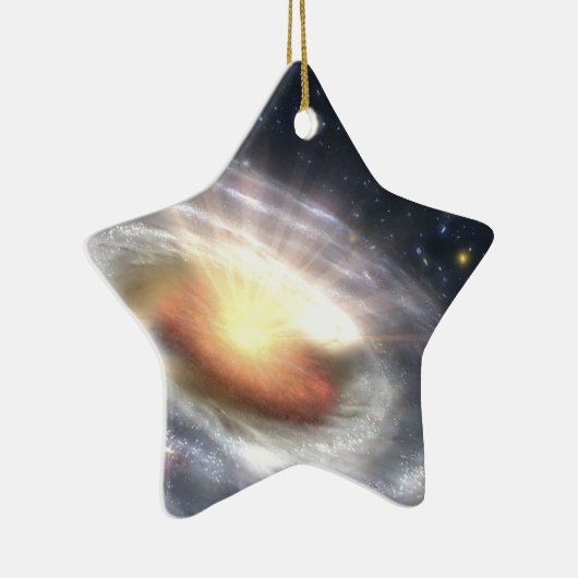 NASA's Quasar Black Hole Keramisch Ornament (Rechts)