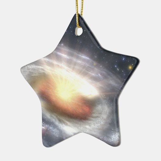 NASA's Quasar Black Hole Keramisch Ornament (Links)
