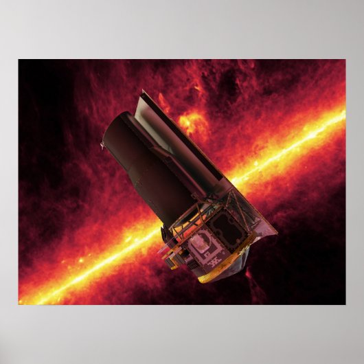 NASA's Spitzer Space Telescope Poster (Voorkant)
