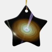 NASA's Stellar Jets Keramisch Ornament (Achterkant)